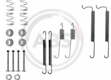 Ремкомплект тормозных колодок A.B.S. 0744Q