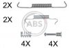 Ремкомплект гальмівних колодок A.B.S. 0887Q (фото 1)