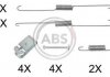 Ремкомплект тормозных колодок A.B.S. 0888Q (фото 1)