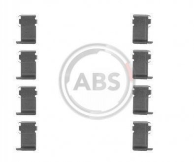 Ремкомплект тормозных колодок A.B.S. 1162Q (фото 1)