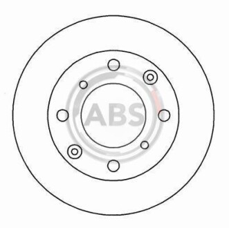 Диск гальмівний A.B.S. 15832