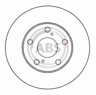 Диск гальмівний A.B.S. 16220