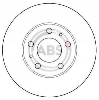 Гальмівний диск перед. Boxer/Ducato/Jumper (06-21) A.B.S. 16291