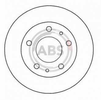 Гальмівний диск перед. Boxer/Ducato/Jumper (06-21) A.B.S. 16292 (фото 1)