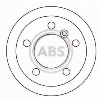 Тормозной диск задн. G Series/W461/W463/LT/W901 (89-21) A.B.S. 16454