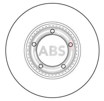 Диск гальмівний A.B.S. 16565