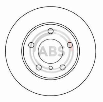 Гальмівні диски A.B.S. 16567