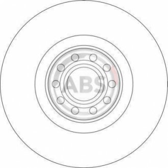 Тормозной диск пер. A8/A6/Phaeton 96-10 A.B.S. 16929