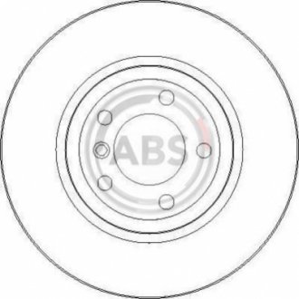 Гальмівний диск перед. E46/E85/E86 (99-08) A.B.S. 17025