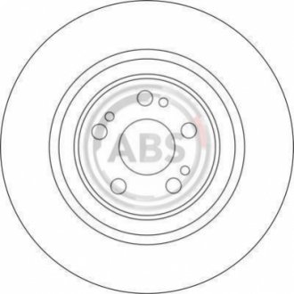Гальмівні диски передні A.B.S. 17037 (фото 1)