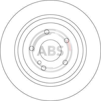 Диск гальмівний A.B.S. 17113