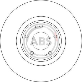 Диск гальмівний A.B.S. 17127