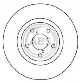 Тормозные диски A.B.S. 17955 (фото 1)