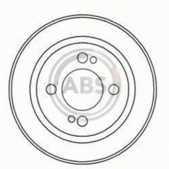 Тормозной барабан задн. Accord/Civic/Integra (85-01) A.B.S. 2346S (фото 1)