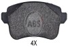 Тормозные колодки дисковые задние A.B.S. 35118 (фото 1)