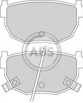 Тормозные колодки дисковые A.B.S. 365861