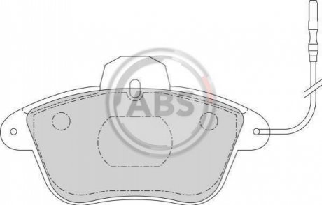 Гальмівні колодки дискові A.B.S. 366701