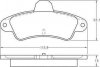 Тормозные колодки зад. Ford Mondeo 93-00 (Bendix) без датчика (115,8x53,7x15) A.B.S. 36844 (фото 1)