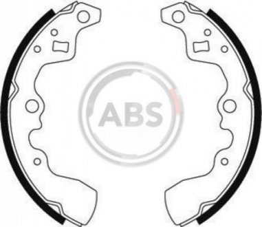 Гальмівні колодки барабанні A.B.S. 8879