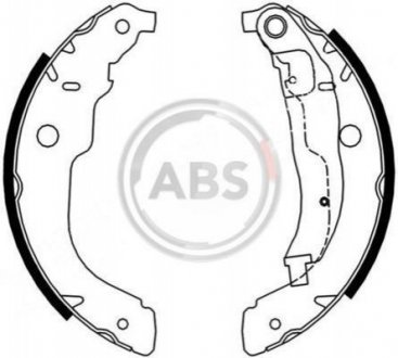 Колодки гальмівні задн. 207/208/301/C3/C-Elysee (07-21) A.B.S. 9226