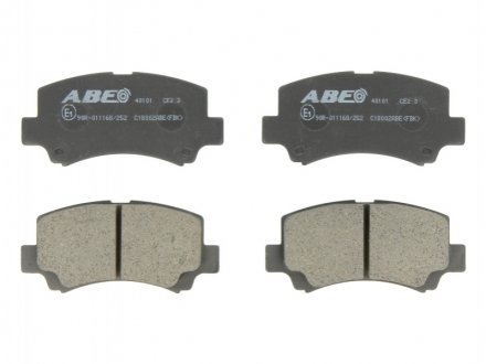 Гальмівні колодки, дискові. ABE C18002ABE (фото 1)