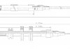 Трос остановочных тормозов ADRIAUTO 03.0233 (фото 1)