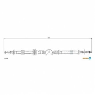 Тросик стояночного тормоза ADRIAUTO 13.0248