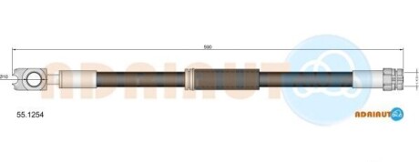 Тормозной шланг ADRIAUTO 55.1254