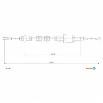 Тросик сцепления ADRIAUTO 57.0102