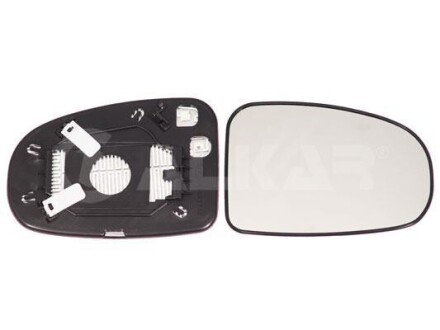 Скло дзеркала (з підігрівом) Toyota Avensis 08- (R) (опукл.) ALKAR 6432257