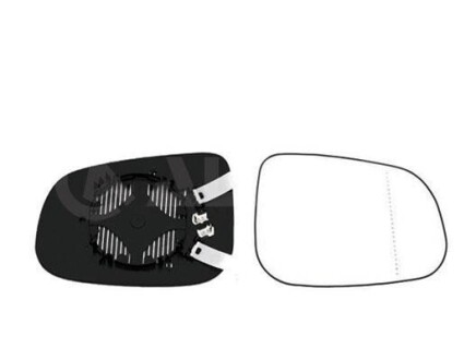 Скло дзеркала (з підігрівом) Volvo C30/C70/S40/S60/S80/V40/V50/V60/V70 05-18 (R) ALKAR 6472598