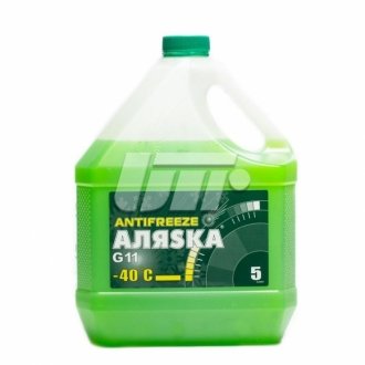 Антифриз Аляска ANTIFREEZE-40 (зелений) Каністра 5л/4,9 кг АЛЯSKA 5062