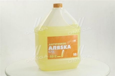 Охлаждающая жидкость Аляska Long Life, G13 (желтый), 10кг АЛЯSKA 5371