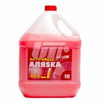 Охлаждающая жидкость Аляska Long Life, G12 (красный), 10кг АЛЯSKA 5528