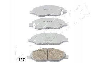 Колодки гальмівні передні дискові NISSAN MICRA III, NOTE, TIIDA (вир-во) ASHIKA 50-01-127