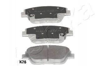Тормозные колодки передние HYUNDAI SONATA V (NF) /KIA OPTIMA 2.0 12- ASHIKA 50-0K-K28 (фото 1)