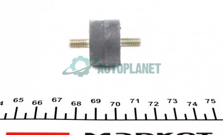 Опора радіатора MB (W123/126/W601-611) (M6x1.5) AUTOTECHTEILE 100 9861 (фото 1)