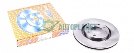 Гальмівний диск (передній) Citroen Berlingo/Peugeot Partner 01- (266x22) (+ESP) AUTOTECHTEILE 504 0007