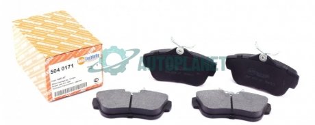 Колодки гальмівні (задні) Fiat Scudo/Peugeot Expert 07- AUTOTECHTEILE 504 0171