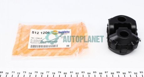 Резинка кріплення глушителя Citroen Jumpy/Fiat Scudo/Peugeot Expert 2.0 HDI 07- AUTOTECHTEILE 512 1206 (фото 1)
