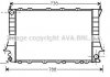 Радиатор охлаждения двигателя AI 100/A6 2.6/28 MT 92-97 (Ava) AVA COOLING AIA2083 (фото 1)