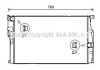 Радіатор, Система охолодження двигуна AVA COOLING BW2455 (фото 1)