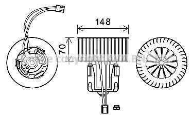 Компрессор салона AVA COOLING BW8539