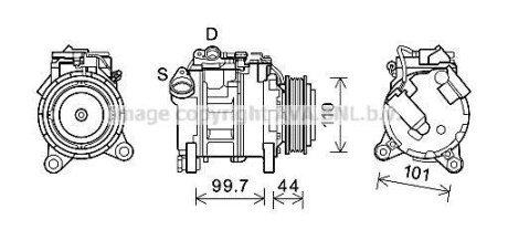 Компрессор AVA COOLING BWAK493