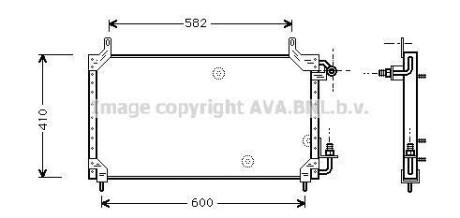 Радиатор кодиционера AVA COOLING DW5006