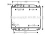 Радиатор, Система охлаждения двигателя AVA COOLING HD2187 (фото 1)