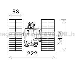 AVA DB Вентилятор салону без кондиц. Vito 03- AVA COOLING MS8632