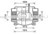 Вентилятор обігрівача салону MB S221 05>13 AVA AVA COOLING MS8669 (фото 1)