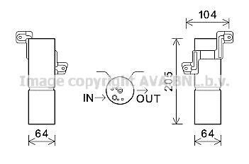 Осушитель, Система кондиционирования воздуха AVA COOLING MSD597 (фото 1)