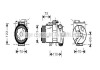 Компресор кондиціонера VAG (AVA) AVA COOLING SAAK018 (фото 1)